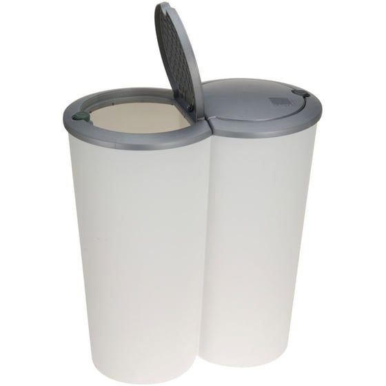 Δοχείο Αποθήκευσης Τροφίμων Spitishop Πλαστικό 50x30x57cm - Ασημί image 0