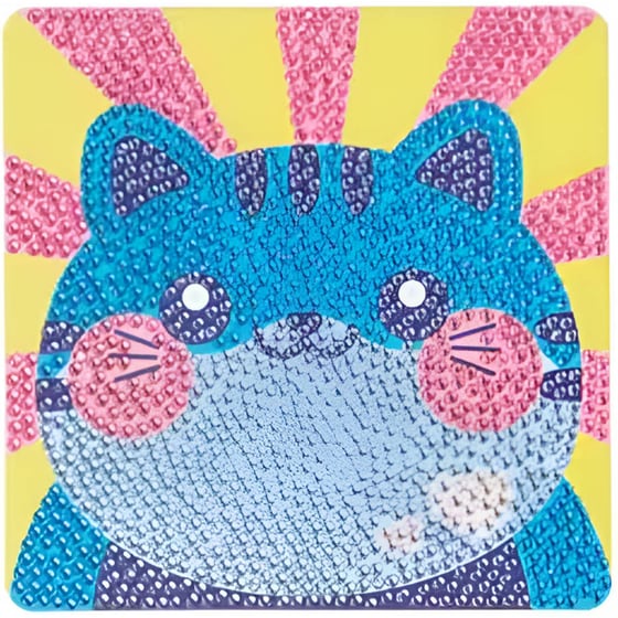 DIY Παιχνίδι Αυτοκόλλητα με Διαμαντάκια Ooly Γάτα image 2