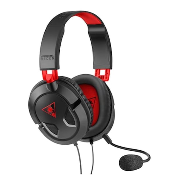 Turtle Beach Recon 50 Gaming Ενσύρματα Ακουστικά 3.5mm Μαύρα/Κόκκινα image 0