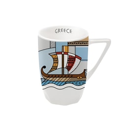 Κούπα Ancient Greece White Helmet Κεραμική 350 ml - Λευκό