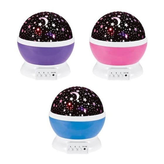 Περιστρεφόμενο Φωτιστικό Δωματίου Μωβ image 3