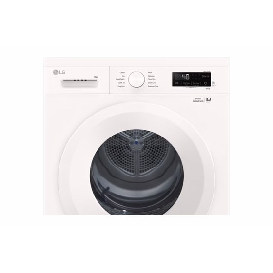 LG RHX1009NWK 9 kg με Αντλία Θερμότητας Λευκό Στεγνωτήριο Ρούχων image 9