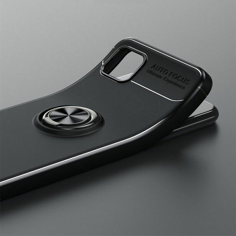 Θήκη Samsung Galaxy A22 5G - Ancus Autofocus Shockproof Με Ring Holder - Μαύρο