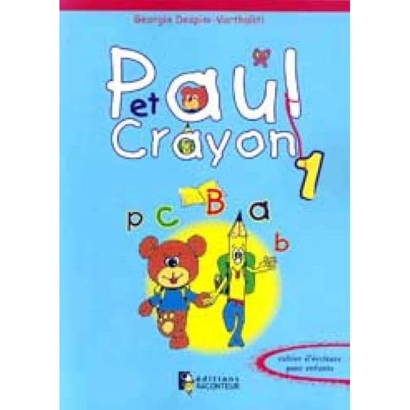 Paul Et Crayon Cahier DEcriture