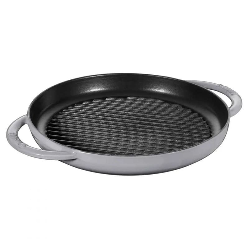 STAUB Graphite Grey 40509-522 26 cm Γκριλιέρα Στρογγυλή Γκρί