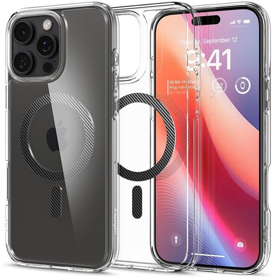 Θήκη Apple iPhone 16 Pro Max - Spigen Ultra Hybrid Magfit με MagSafe - Carbon Fiber (ACS08000) image 0