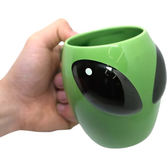 Κούπα 3D Εξωγήινος Κεραμική 400 ml - Πράσινο image 7
