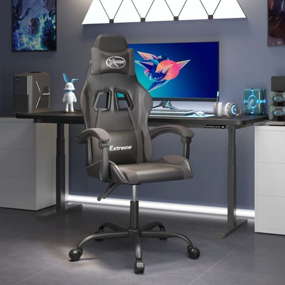 Καρέκλα Gaming VIDAXL 3143870 από Τεχνητό Δέρμα - Μαύρη image 9