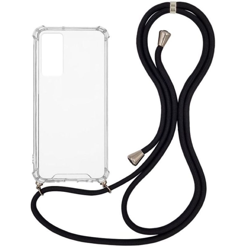 Θήκη Xiaomi Xiaomi 12X 5G - Sonique Armor Clear Με Κορδόνι - Μαύρο