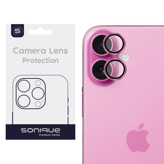 Προστατευτικό καμερών Apple iPhone 16/iPhone 16 Plus - Sonique Camera Protection Lens Pro - Purple image 0