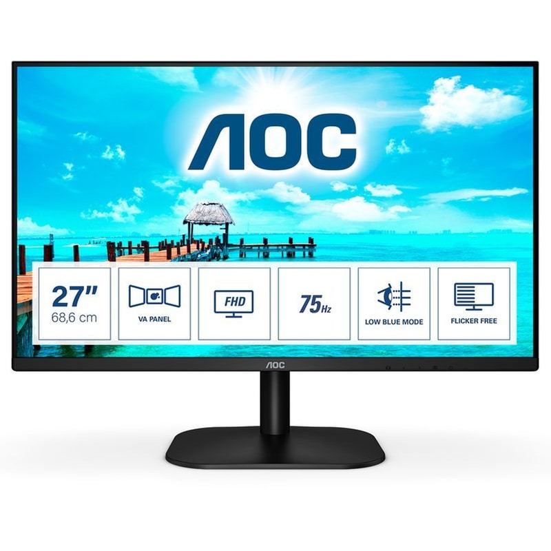 AOC AOC 27B2DM Monitor 27 FHD VA Flat 75Hz 4ms