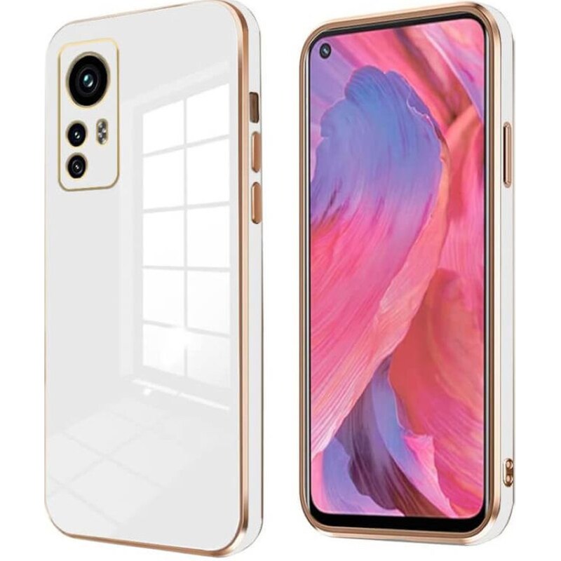 Θήκη Xiaomi 12 / 12X - Bodycell Gold Plated - White