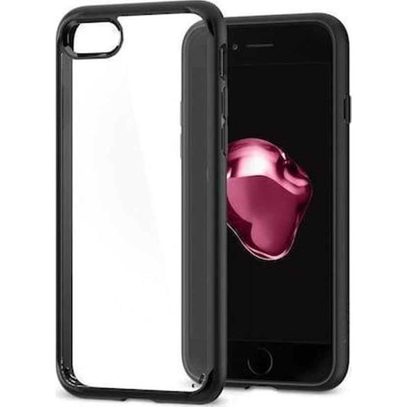Θήκη Apple iPhone SE 2020 - Spigen Ultra Hybrid 2 - Black
