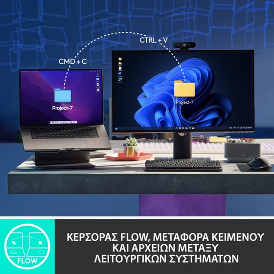 Logitech MX Master 3S Ασύρματο Εργονομικό Bluetooth Ποντίκι Pale Gray image 7
