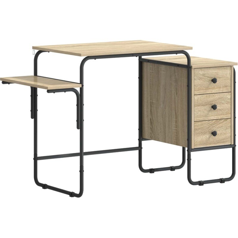 Γραφείο VidaXL με Αποθηκευτικό Χώρο 120x50x75 cm - Sonoma Δρυς