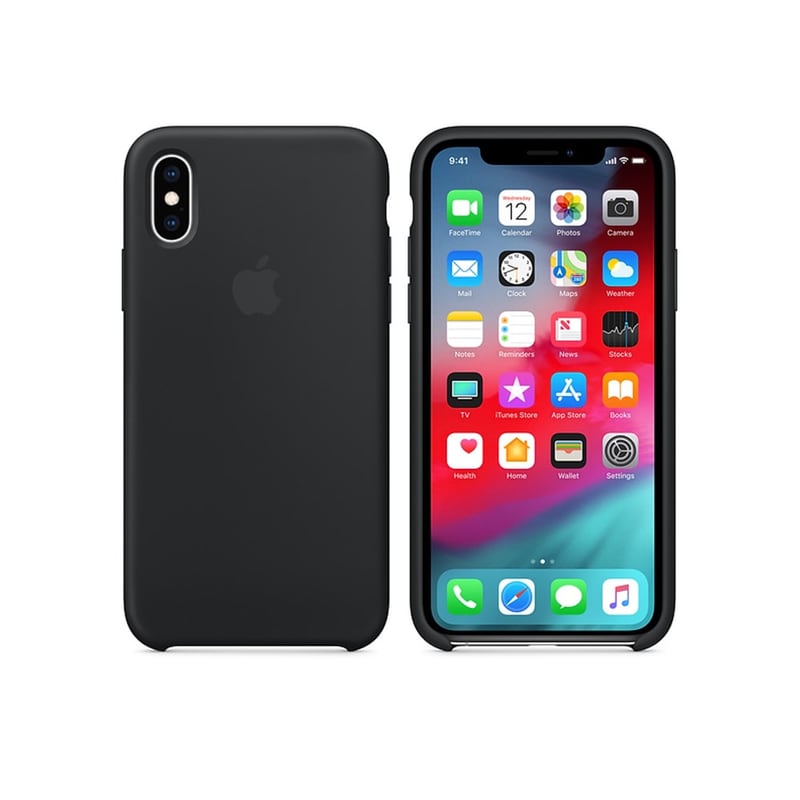 APPLE Θήκη iPhone XS - Apple Silicone Case - Black