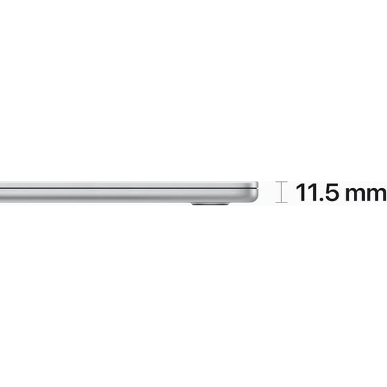 Apple MacBook Air with M2 Chip 15.3" QHD+ (Apple M2/8 Cores/8GB/512GB SSD/Mac OS) Silver image 2