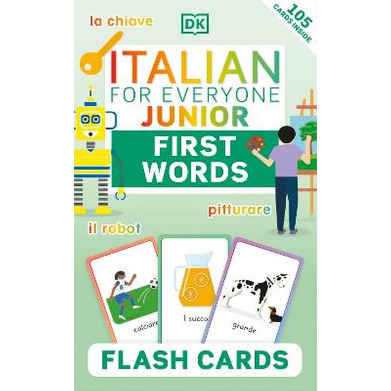 Italian for Everyone Junior First Words Flash Cards