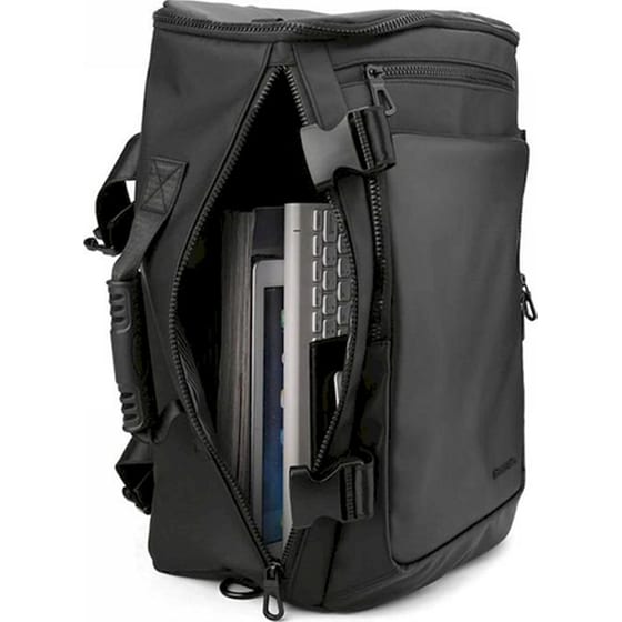 Τσάντα Πλάτης/ Ώμου Amber με Θήκη Laptop 15.6'' AΜ2013 21 lt - Μαύρο image 4