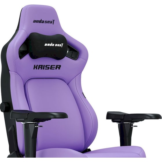 Καρέκλα Gaming Anda Seat Kaiser 4 Large από Δερματίνη - Μωβ image 3