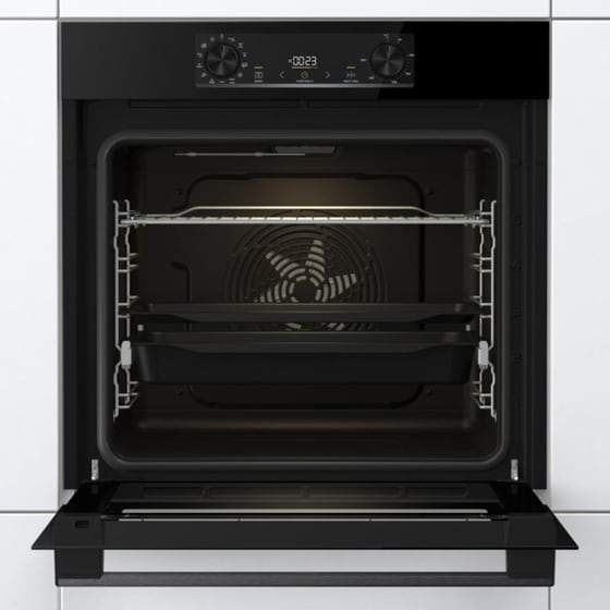 GORENJE BOS6737E06BG & GI6401BSC 77 Lt Μαύρο Eντοιχιζόμενο Σετ Φούρνος και Εστία image 3