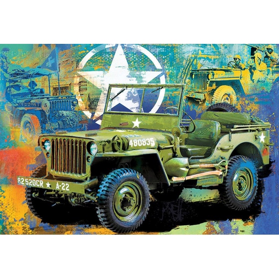 Παζλ Eurographics The Jeep Army Truck Tin (550 Κομμάτια) image 1