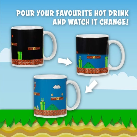 Κούπα Paladone Nintendo: Super Mario - Heat Change Mug 300ml image 3