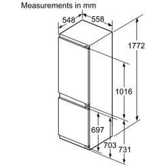 NEFF KI7863DD0 No Frost 260 Lt Εντοιχιζόμενος Ψυγειοκαταψύκτης Λευκό image 6
