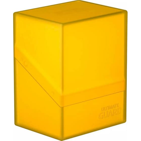 Ultimate Guard Boulder Deck Case 80+ Standard Size Amber image 0