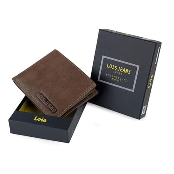 Πορτοφόλι Ανδρικό Δερμάτινο Lois Καφέ Ανοιχτό image 4