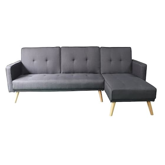 Γωνιακός Καναπές Homemarkt Talia HM3153 210x156cm - Σκούρο Γκρι image 1