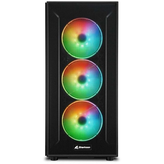 Κουτί Desktop Sharkoon TG6M RGB Midi Tower - Μαύρο image 2