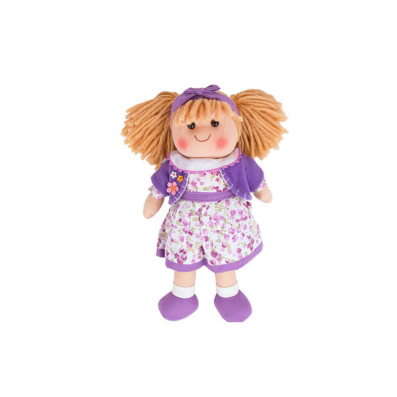 Big Jigs Toys, Laura Bjd014 34cm Πάνινη Κούκλα
