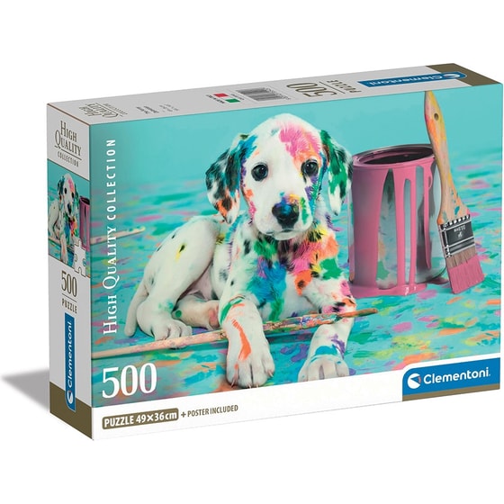 Παζλ Clementoni High Quality Collection Σκυλάκι Δαλματίας - Compact Box (500 Κομμάτια) image 0