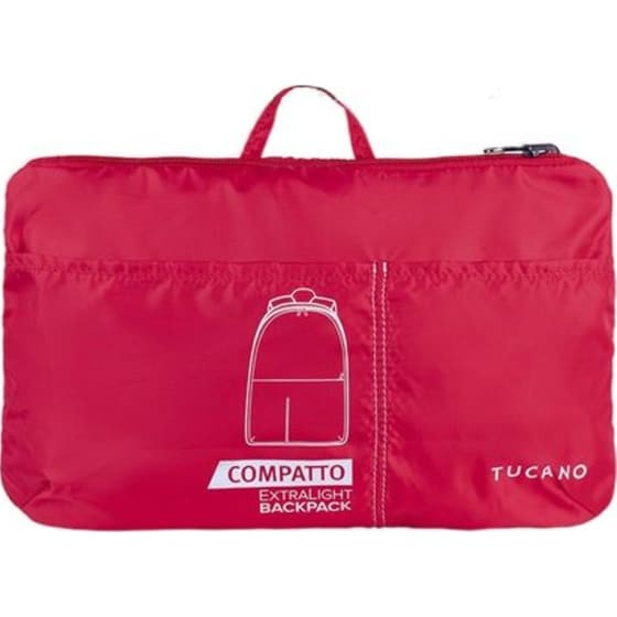 Τσάντα Πλάτης Αναδιπλούμενη Tucano Compatto Eco Κόκκινο image 4