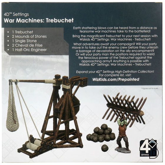 4d Settings: War Machines- Trebuchet WIZKIDS image 3