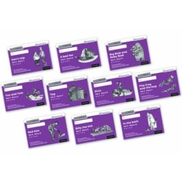 Read Write Inc. Phonics: Purple Set 2 Core Black & White Storybooks (Mixed Pack of 10)