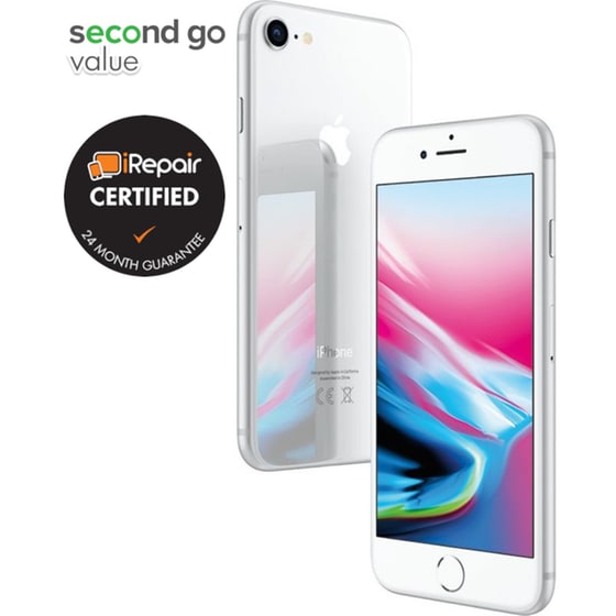 Μεταχειρισμένο Apple iPhone 8 64GB Silver second go value Certified by iRepair image 4