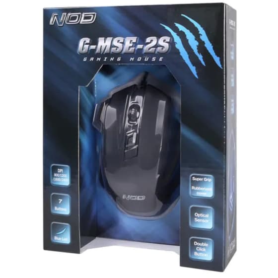 NOD 141-0049 Gaming Ενσύρματο Ποντίκι Μαύρο image 3