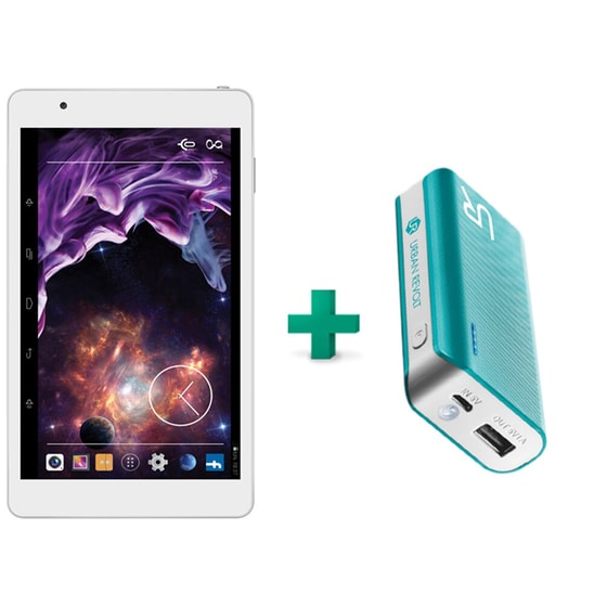 Tablet eStar Gemini 8" 8GB Λευκό & Trust Powerbank 19858 image 0