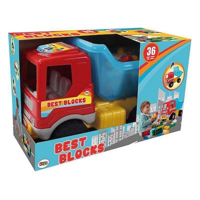 Ανατρεπόμενο Φορτηγό Πολύχρωμο (36 Pcs) Bigbuy Fun