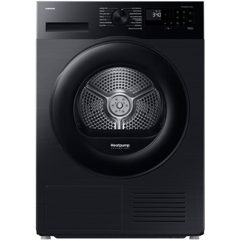 SAMSUNG DV90DG52A0ABLE 9 kg A+++ με Αντλία Θερμότητας Μαύρο Στεγνωτήριο Ρούχων