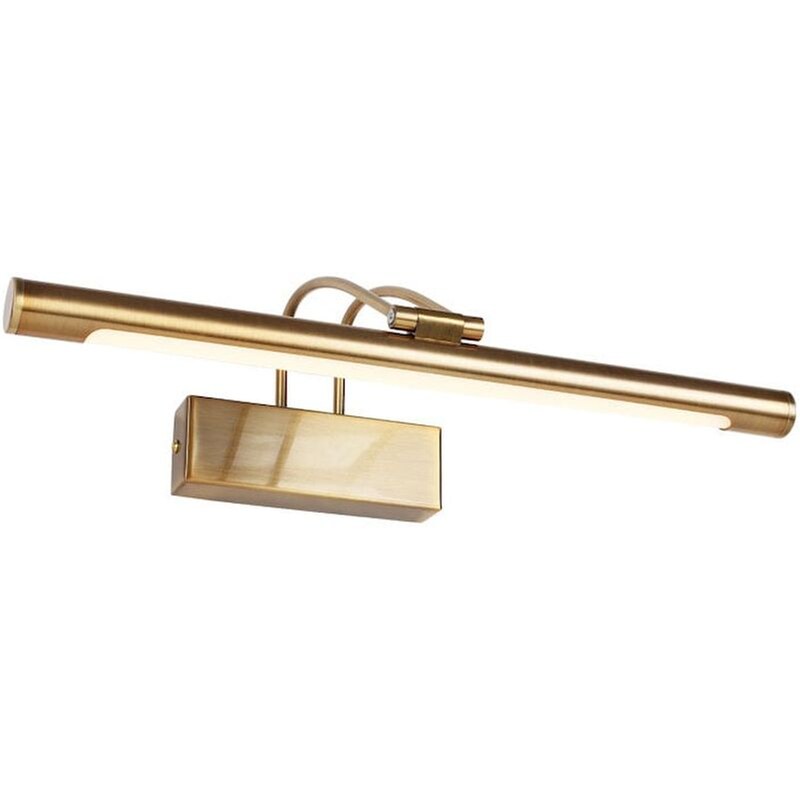 Φωτιστικό Μπάνιου Led Aca Aria Pn17ledw40br από Ανοξείδωτο Ατσάλι - Χρυσό