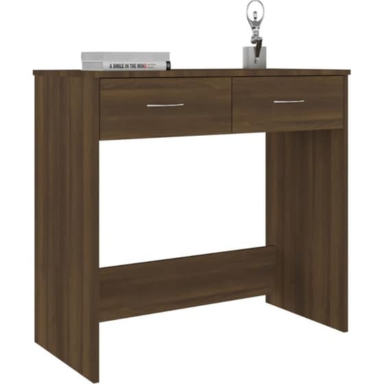 Γραφείο VidaXL από Επεξεργασμένο Ξύλο 80x40x75 cm - Καφέ Δρυς image 1