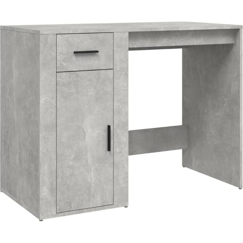 Γραφείο VidaXL από Επεξεργασμένο Ξύλο 100x49x75 cm - Γκρι Σκυροδέματος