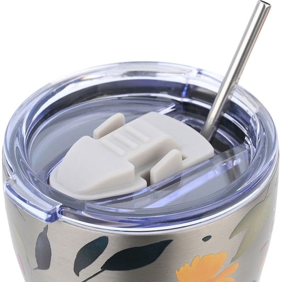 Κούπα Θερμός Καφέ Estia Home Art Save the Aegean Silver Botanic 350ml image 2