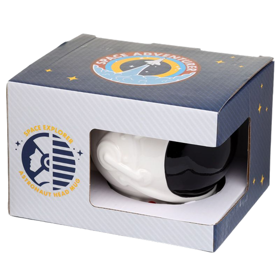 Κούπα 3D Puckator Αστροναύτης Κεραμική 550 ml - Λευκό image 5