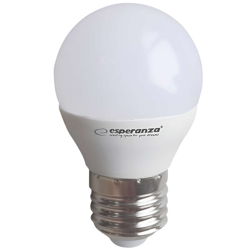 ESPERANZA Λάμπα LED Esperanza G45 E27 6w - Θερμό Λευκό