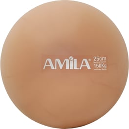 Μπαλάκι Γυμναστικής Amila Κατάλληλη για Pilates 0.10 kg 25 cm από PVC - Χρυσό