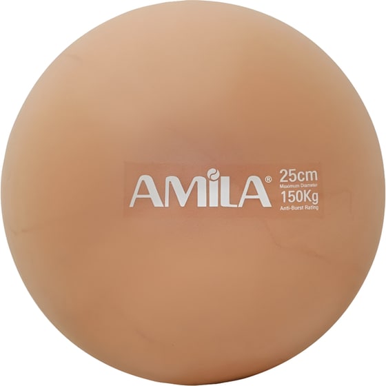 Μπαλάκι Γυμναστικής Amila Κατάλληλη για Pilates 0.10 kg 25 cm από PVC - Χρυσό image 0